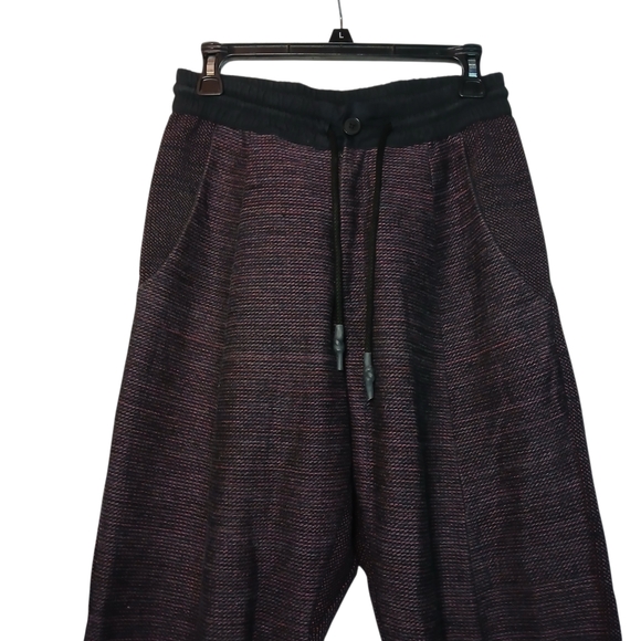 Men's Black and Brown Joggers - Picture 2 of 8